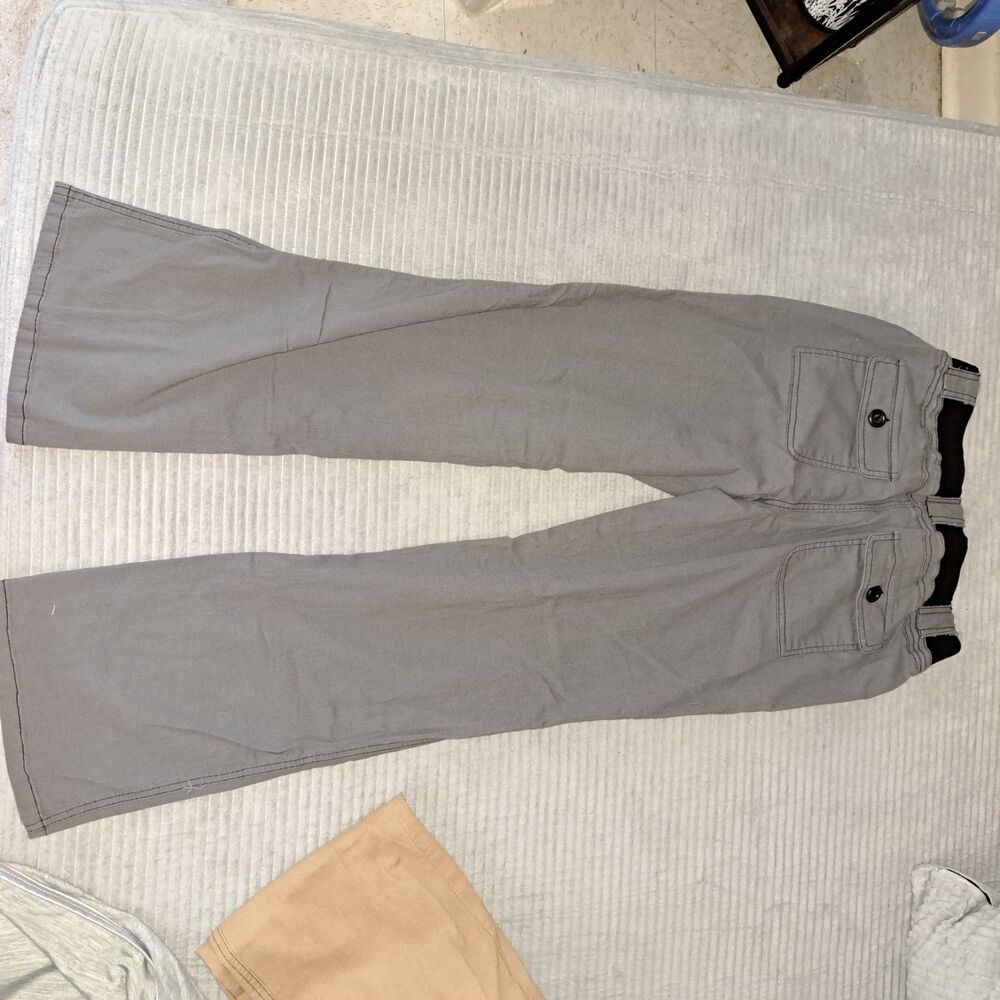 Flamingals Women's Cargo Pants Lot 3 Size M Cotton Blend Multi Pocket 30" inseam - Picture 4 of 9